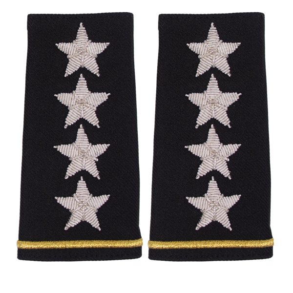 Army Epaulet: 4 Star General - Bullion Rank For Discount