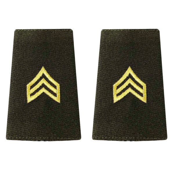 Army AGSU Small Epaulet: Sergeant For Sale