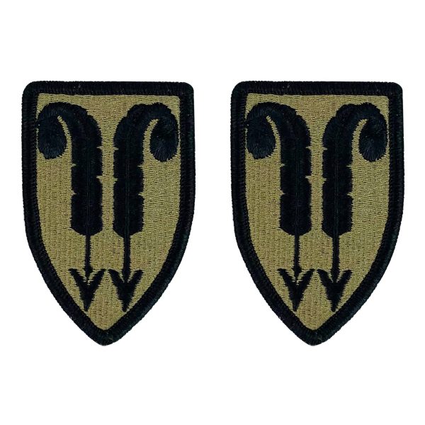 Army Patch: 22nd Support Command - embroidered on OCP Supply