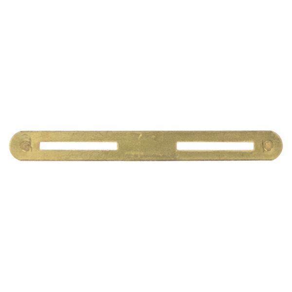 Ribbon Mounting Bar: Base Bar - brass, double, clutch back For Discount