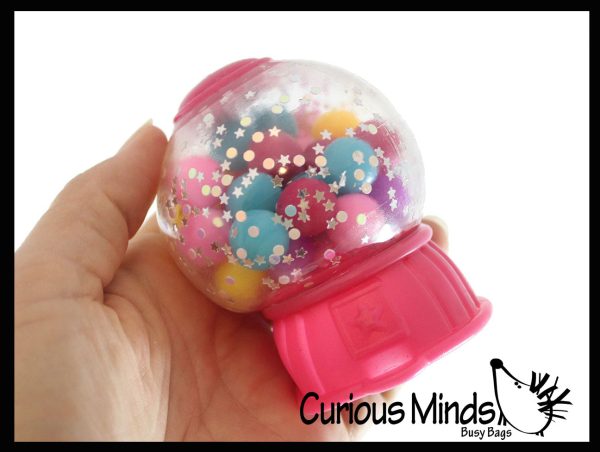 Gumball Machine Molecule Ball - Squishy Fidget Ball - Unique Fun Stress Ball Filled with Squishy Balls Hot on Sale - Image 4