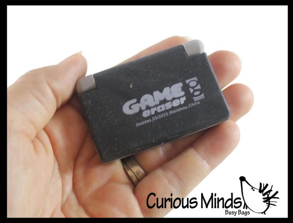 NEW - Folding Video Game Console Theme Erasers - Novelty and Functional Adorable Eraser Novelty Treasure Prize, School Classroom Supply, - Party Favor Online Sale - Image 4