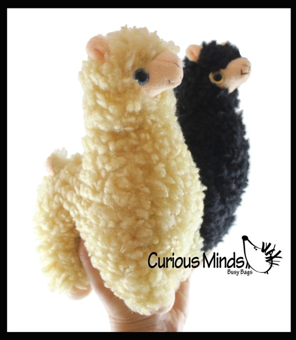 NEW - Wooly Alpaca Stuffed Animal Toy - Soft Animal Plushie  Stuffie. Llama- Soft Snuggly Toy Online - Image 4