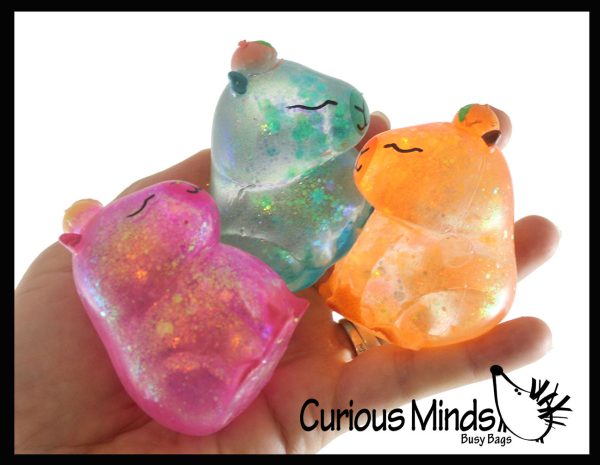 NEW - Capybara Sugar Ball - Thick Glue Gel Syrup Molasses Stretch Ball - Ultra Squishy and Moldable Slow Rise Relaxing Sensory Fidget Stress Toy on Sale - Image 4